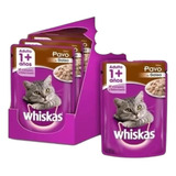 Alimento Whiskas Húmedo Sobrecito Gato Adulto 12 Unidades