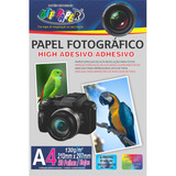 Papel Fotográfico High Adesivo A4 130g C/ 50 Fls Off Paper