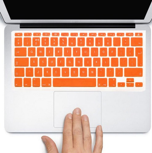 Protector Teclado Compatible Con Macbook Pro / Air  Naranja