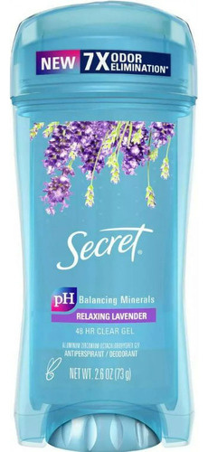 Desodorante Secret Lavender 48hr Invisible Solid 73g Eua