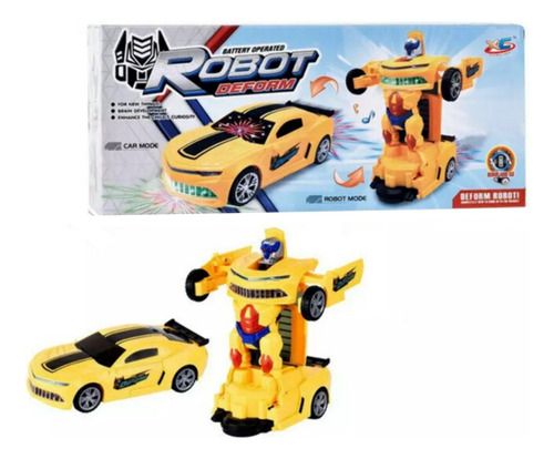 Transformers Vehiculos A Pila Con Luz Y Movimiento Autobot
