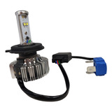 Luz Blanca Mini Cree Led H4 Para Moto Con Adaptadores