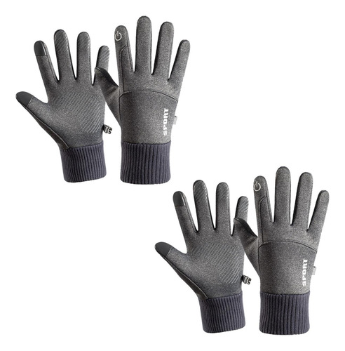 Guantes De Vellón Para Climas Fríos, Mxgiy-002, 2 Pares, M,