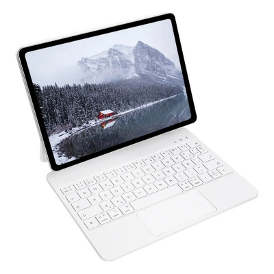 Teclado Goojodoq A1890-11th magic keyboard para iPad Pro 11 iPad Air 4 5 10.9 color blanco | Envío gratis