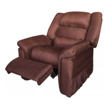 Remates Mx  Salas Reposet Chocolate Safari Reclinable Sillon