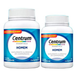 Kit Vitamina Centrum A/zinco Homem Essentials 90 Comprimidos