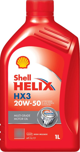 Shell Helix Hx3 G 20w50 Mf X1lt