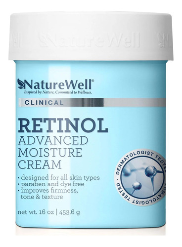 Crema Nature Well Retinol 453g Americana