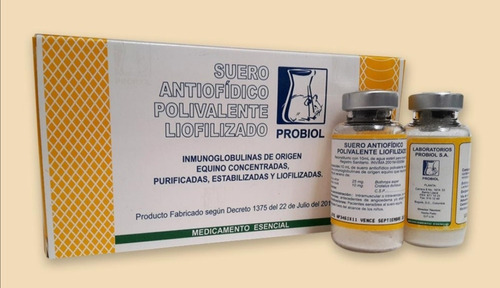 Suero Antiofidico - Kg a $3500