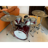 Batería Gretsch Renown 57 Roja Con Platillos Zildjian A Cust