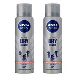 Desodorante Aero Nivea 150ml Masc Silver Protect - Kit C/2un