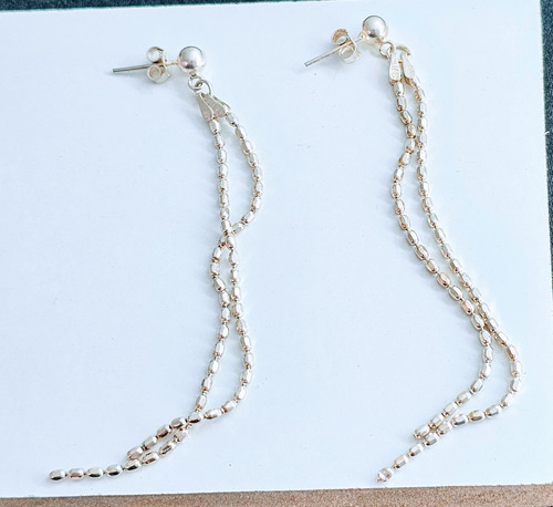 Aretes De Plata 925 Italy Ley .0094