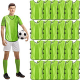 24 Pack Soccer Pinnies Jerseys Football Scrimmage Vest ...