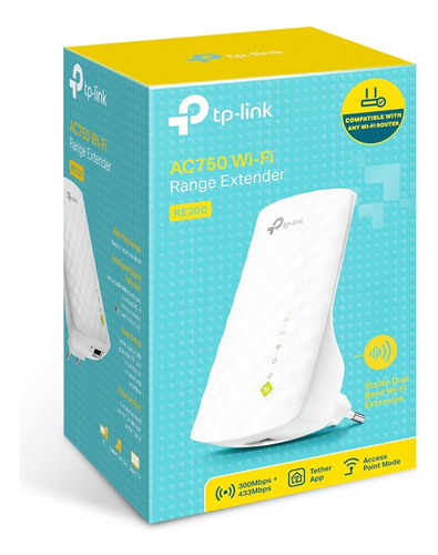 Access Point Range Extender Tp Link Re200 V5 Blanco 100/240v