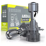 A Focos Led H4 Lupa Miniproyector Faros Delanteros 22000lm