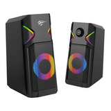 Parlante Havit Gamenote Sk201 Rgb Stereo Para Pc