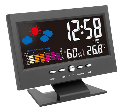 Reloj Despertador Led Digital Inteligente Para Mesa De Luz