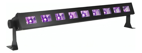 Luz Led Uv Negra Para Fiestas Fluor Ultravioleta Barra 9x3w.