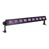 Luz Led Uv Negra Para Fiestas Fluor Ultravioleta Barra 9x3w.