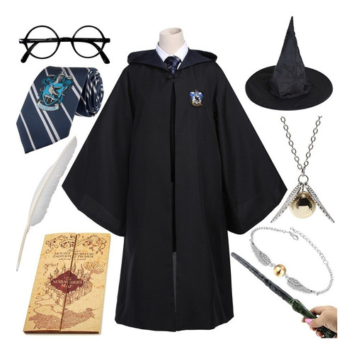 Kit De 9 Disfraces De Harry Potter Cos Hermione De Bata Mági