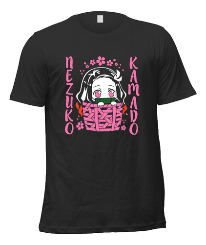 Playera Anime Kimetsu No Yaiba Demon Slayer Nezuko Chibi A1