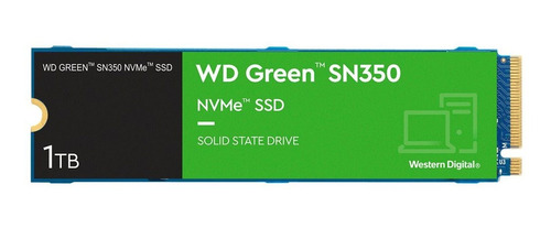 Disco Solido 1tb Western Digital Green Sn350 Nvme Pcie Ssd