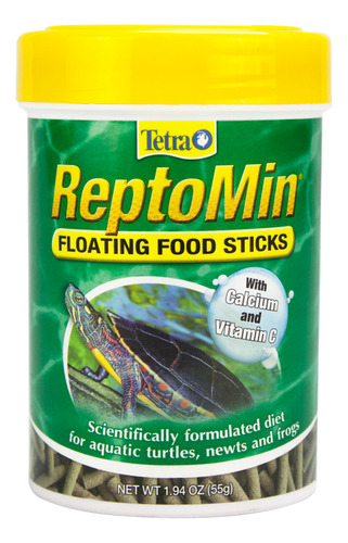 Alimento Tortuga Reptomin Floating Food Sticks 55g Calcio