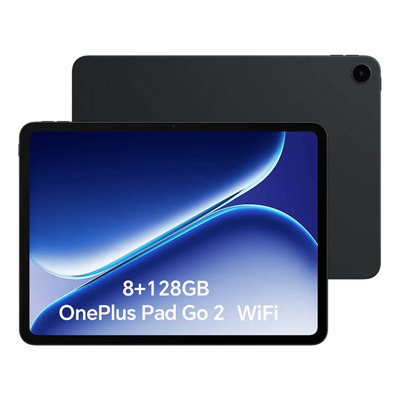 Tablet Oneplus Pad Go 2 Wifi 128gb 8gb 12.1in 2.8K 120hz 10050mah 33w Mediatek Dimensity 7300 Ultra Android 16 Negro | Meses sin interés