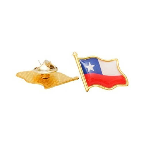 2 Pins Broches  Bandera Chile / Runn