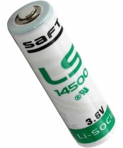 Bateria Lithium 3,6v Ls14500 Aa Saft - Li-socl2 - Francesa