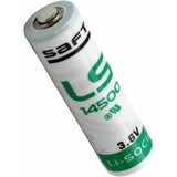 Bateria Lithium 3,6v Ls14500 Aa Saft - Li-socl2 - Francesa
