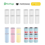 Rollo De Papel Térmico Peripage Paperang P1 P2 A6 De 24 Roll