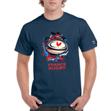 Rugby. Francia. Remera Algodón Premium. Habibis