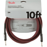 Cable Instrumento Fender Professional Series 3mts Rojo Tweed