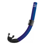 Snorkel Dua De Mergulho Pesca Sub Seasub Tubo Maior Conforto Cor Azul