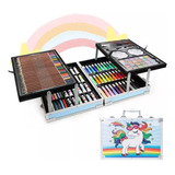 145 Pcs Lapices Colores Profesionales Set Escolar Kit Dibujo