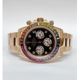 Reloj Daytona Rainbow Cuarzo 3 Colores Diferentes 