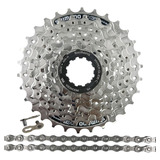 Pacha 8 Vel. Shimano Hg41 11-30 + Cadena Gw S51 Ruta Mtb