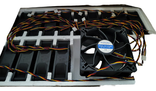 Pack 2 Uni Cooler Ventilador Fan Asic Antminer S19j Pro 2.7a