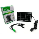 Cargador Panel Solar Multicarga Con Cables Y Pinza Hasta 15w