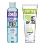 Kit Clearskin Tônico Adstringente + Gel De Limpeza Facial