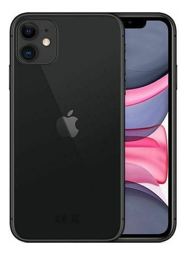 Apple iPhone 11 (128gb) Preto + Todos Os Acessórios Bat 100%