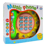 Telefono Infantil Interactivo Didactico Juego Luz Y Sonido