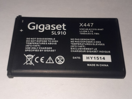 Bateria Gigaset Sl910