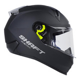 Casco Shaft Sh560 Negro Mate Cerrado Tamaño Del Casco L