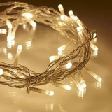 Luces Led De Navidad 3m Boton 8 Efectos Calida Arroz Arbol