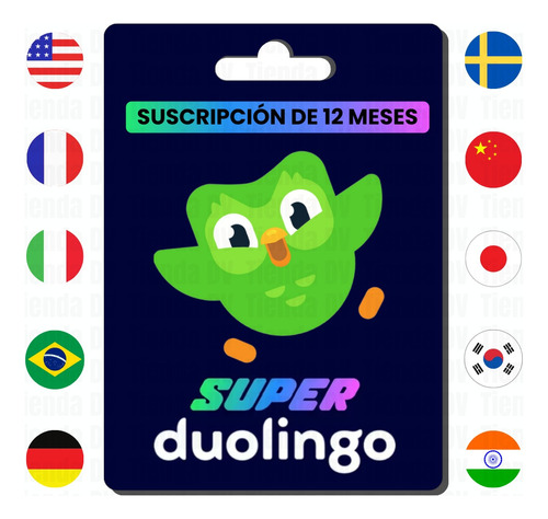 Duolingo Super | 1 Año Renovable