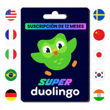Duolingo Super | 1 Año Renovable