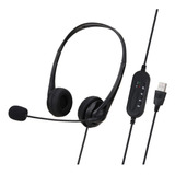 Fone Headset Telemarketing Usb Call Center Home Office Pc