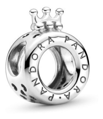 Dije Charm Pandora Corona Logo Plata S925 Original